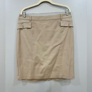 White House Black Market Cobblestone Pencil Skirt Pockets Woman’s Size 12